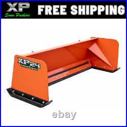 6' Xp24 Kubota Orange Snow Pusher Box Skid Steer Quick Attach Free Shipping