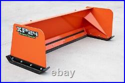 6' Xp24 Kubota Orange Snow Pusher Box Skid Steer Quick Attach Free Shipping