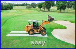 6 pcs Bale Skid Steer Loader Quick Spear Tractor Ground protection mat 3' x 8