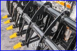 72 Brush Root Rake Grapple Attachment For Bobcat Skid Steer