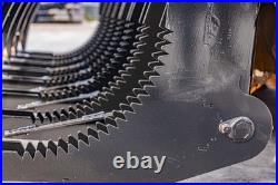72 Brush Root Rake Grapple Attachment For Bobcat Skid Steer