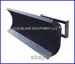 72 CID HD SNOW PLOW ATTACHMENT Hydraulic Angle Blade Bobcat Skid Steer Loader