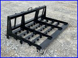 72? Land Plane Grading Leveler with Scarifier Teeth Fits Skid Steer Loader