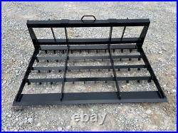 72? Land Plane Grading Leveler with Scarifier Teeth Fits Skid Steer Loader