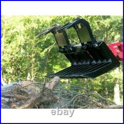 72 Root Grapple Bucket & 48 HD Pallet Forks PACKAGE Skid Steer Loader Tractor