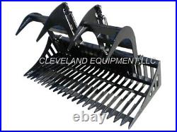 72 SD SKELETON ROCK GRAPPLE ATTACHMENT Skid-Steer Loader Cat New Holland Bobcat