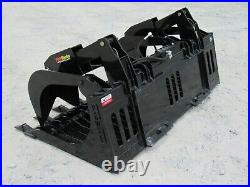 72 Severe Duty Rock Grapple Bucket with Teeth Skid Steer Loader Attachment