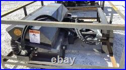 72 inch Skid Steer Broom Sweeper Hydraulic Angle Bobcat Case Cat John Deere NEW