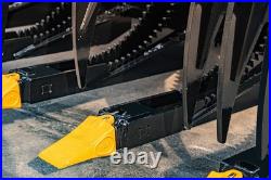 72inch Brush Root Rake Clam Grapple Attachment Fits Bobcat Skid Steer