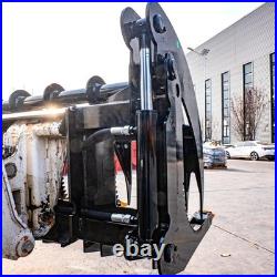 72inch Brush Root Rake Clam Grapple Attachment Fits Bobcat Skid Steer
