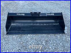 78 Paladin Bradco Smooth Low Profile Bucket Attachment Fits Skid Steer Loader