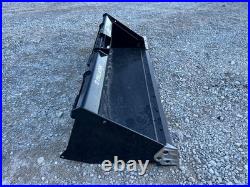 78 Paladin Bradco Smooth Low Profile Bucket Attachment Fits Skid Steer Loader