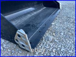 78 Paladin Bradco Smooth Low Profile Bucket Attachment Fits Skid Steer Loader