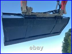 78 Paladin Bradco Smooth Low Profile Bucket Attachment Fits Skid Steer Loader