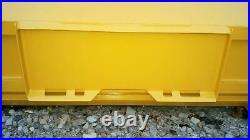 7' XP30 CAT YELLOW SNOW PUSHER With PULLBACK BAR- Skid Steer Loader- FREE SHIPPING