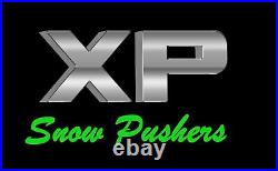 7' XP30 EQUIPMENT RED SNOW PUSHER With PULLBACK BAR- Skid Steer Loader-SHIPS FREE