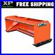 7_XP30_KUBOTA_ORANGE_SNOW_PUSHER_With_PULLBACK_BAR_Skid_Steer_FREE_SHIPPING_01_vi