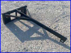 80? Boom Pole Straight Jib Hoist Lift Attachment Fits Skid Steer Quick Attach