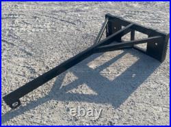 80? Boom Pole Straight Jib Hoist Lift Attachment Fits Skid Steer Quick Attach