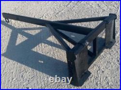 80? Boom Pole Straight Jib Hoist Lift Attachment Fits Skid Steer Quick Attach