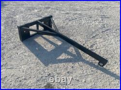 80? Boom Pole Straight Jib Hoist Lift Attachment Fits Skid Steer Quick Attach