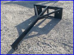 80? Boom Pole Straight Jib Hoist Lift Attachment Fits Skid Steer Quick Attach