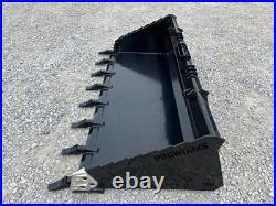 80 Extreme Heavy Duty Tooth Bucket Attachment Fits Skid Steer Track Loader USA