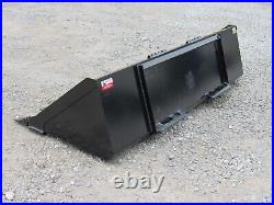 80 Low Profile Tooth Dirt Bucket Attachment Fits Skid Steer Loader Quick Attach