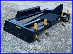 84 Box Scraper Grader Scarifier Attachment Skid Steer Tractor 3PT CAT 1 Hitch