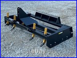 84 Box Scraper Grader Scarifier Attachment Skid Steer Tractor 3PT CAT 1 Hitch