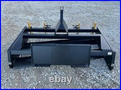 84 Box Scraper Grader Scarifier Attachment Skid Steer Tractor 3PT CAT 1 Hitch