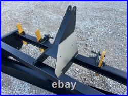 84 Box Scraper Grader Scarifier Attachment Skid Steer Tractor 3PT CAT 1 Hitch