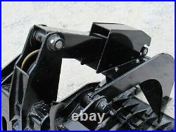 84 Severe Duty Rock Grapple Bucket with Teeth Skid Steer Loader Attachment