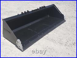 84 Skid Steer Severe Duty Low Profile Smooth BOE Bucket Fits SkidSteer LoaderQA