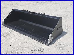 84 Skid Steer Severe Duty Low Profile Smooth BOE Bucket Fits SkidSteer LoaderQA