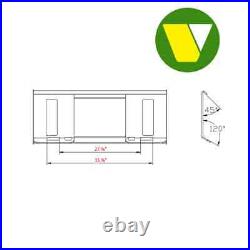 86 SS-SP-220 Front Mounted Snow Plow for Skid Steer and Tractor