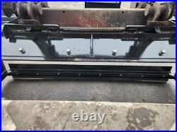 8' Skid Steer Snow Pusher Box Heavy Duty Backdrag Pullback Bobcat CAT Case