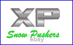 8' XP24 KUBOTA ORANGE SNOW PUSHER WithPULLBACK BAR-Skid Steer Loader-LOCAL PICKUP