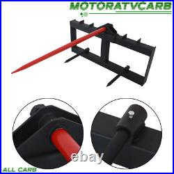 ALL-CARB 49 Hay Bale Spear Skid Steer Tractor Loader Quick Tach 3000lb