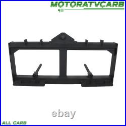 ALL-CARB 49 Hay Bale Spear Skid Steer Tractor Loader Quick Tach 3000lb