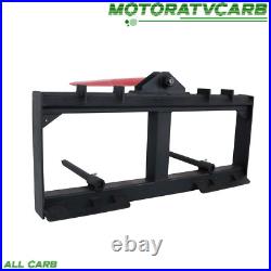 ALL-CARB 49 Hay Bale Spear Skid Steer Tractor Loader Quick Tach 3000lb