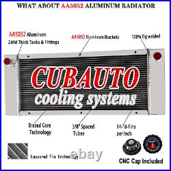 Aluminum Radiator For Bobcat 642 642B 643 722 742 743 + Skid Steer Loaders