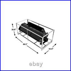 Attachment 72 Skid Steer Bi-Directional Driven Rotary Garden Tiller US STOCK