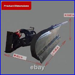 Attachments Hydraulic Skid Steer Dozer Blade 78 Snow Plow Snow Shovel Ahovel US