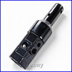 Auger Adapter 2 Inch Hex Female to 2 Inch Round Male for Skid-Steer Loader