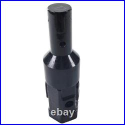 Auger Adapter 2 Inch Hex Female to 2 Inch Round Male for Skid-Steer Loader