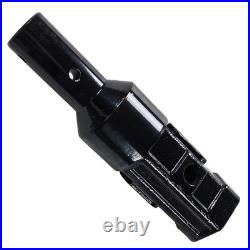 Auger Adapter 2 Inch Hex Female to 2 Inch Round Male for Skid-Steer Loader
