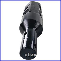 Auger Adapter 2 Inch Hex Female to 2 Inch Round Male for Skid-Steer Loader