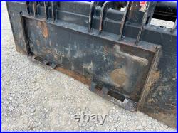 Blue Diamond 66? Severe Duty Grapple Bucket Dual Grapple Fits Skid Steer Loader