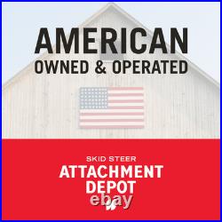 Blue Diamond 66? Severe Duty Grapple Bucket Dual Grapple Fits Skid Steer Loader